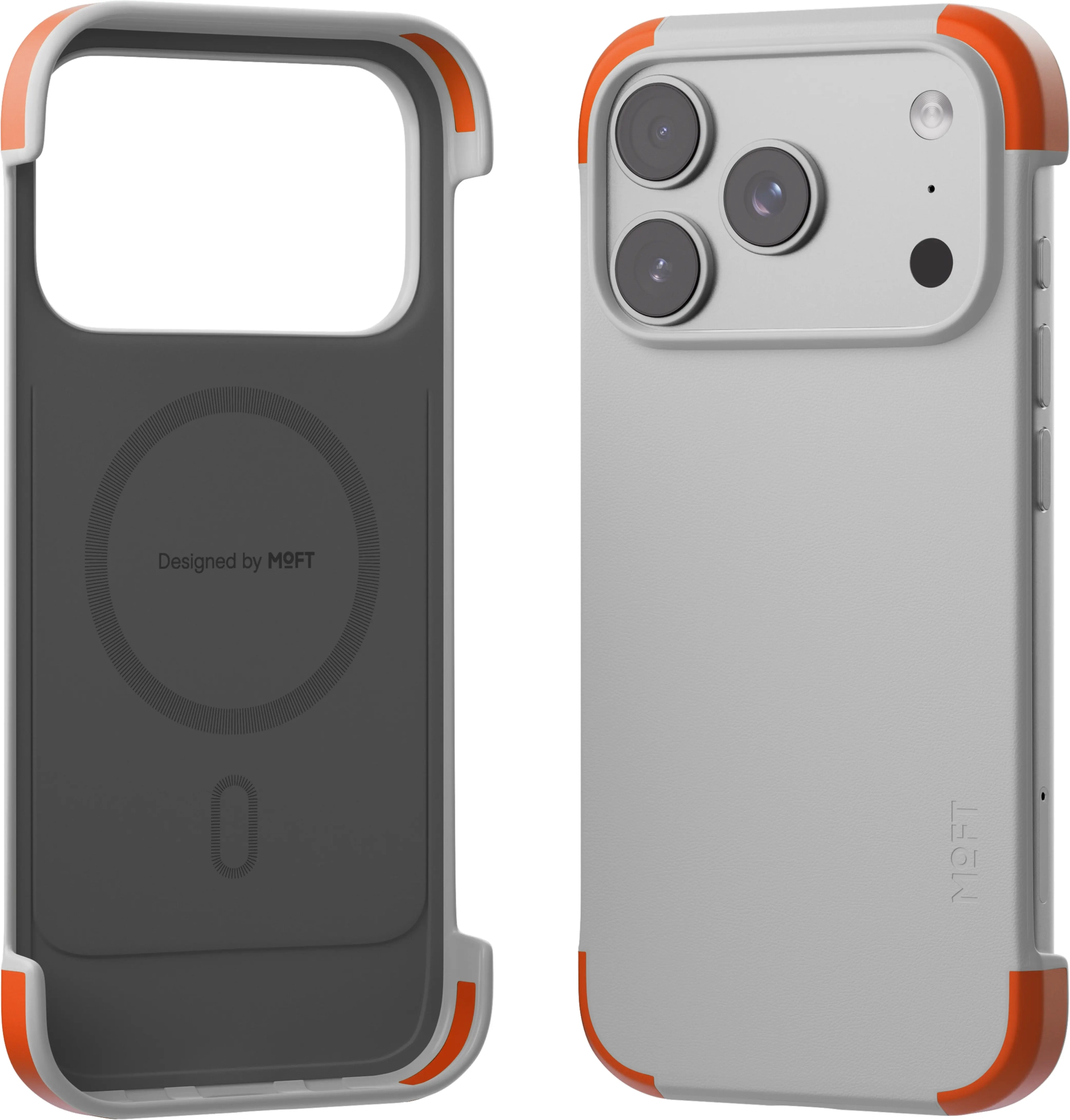 MOFT MOVAS Frame iPhone 18 Pro Max Hoesje MagSafe Back Cover Ultra Dun Grijs afbeelding 15