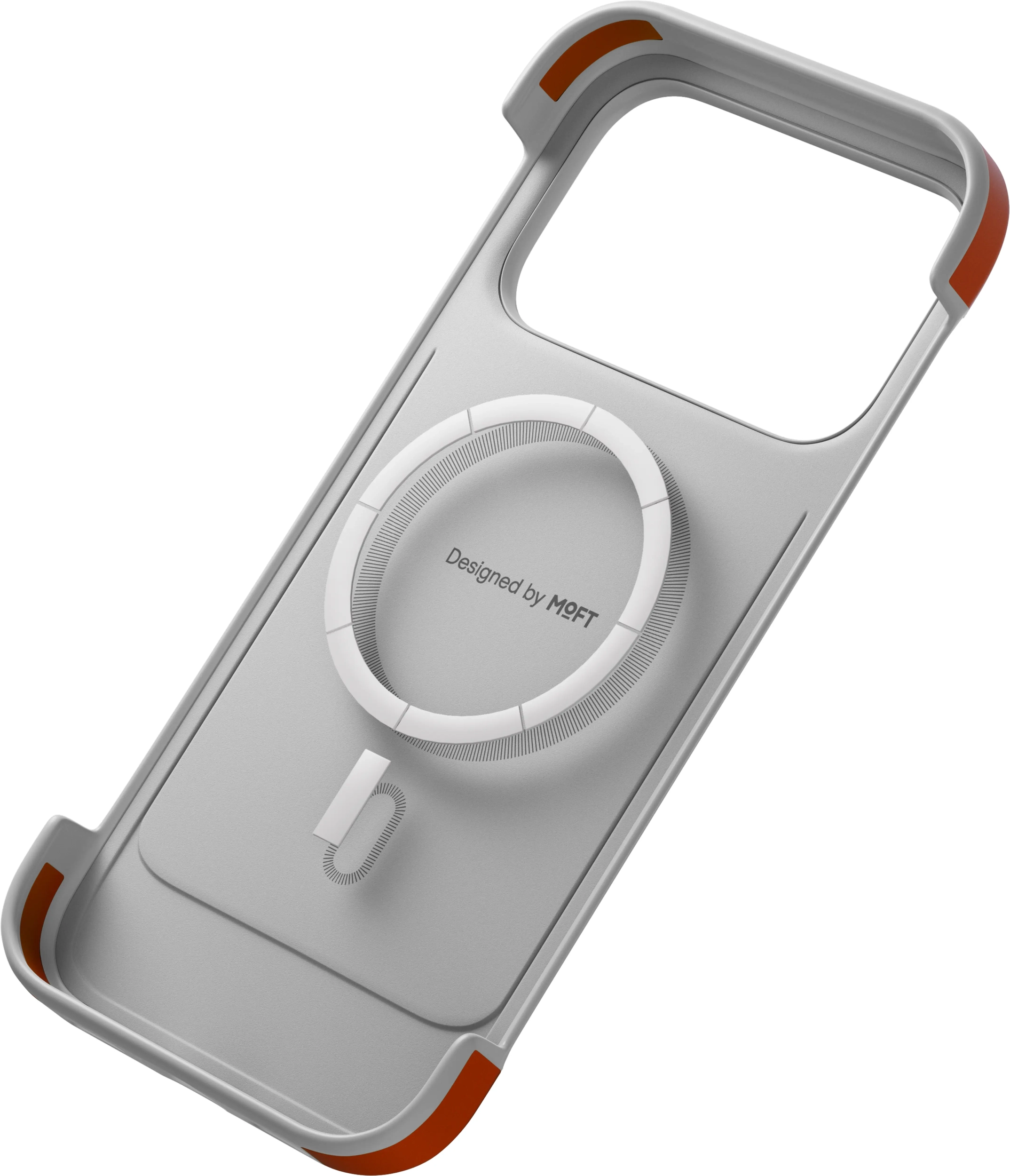 MOFT MOVAS Frame iPhone 18 Pro Max Hoesje MagSafe Back Cover Ultra Dun Grijs afbeelding 18