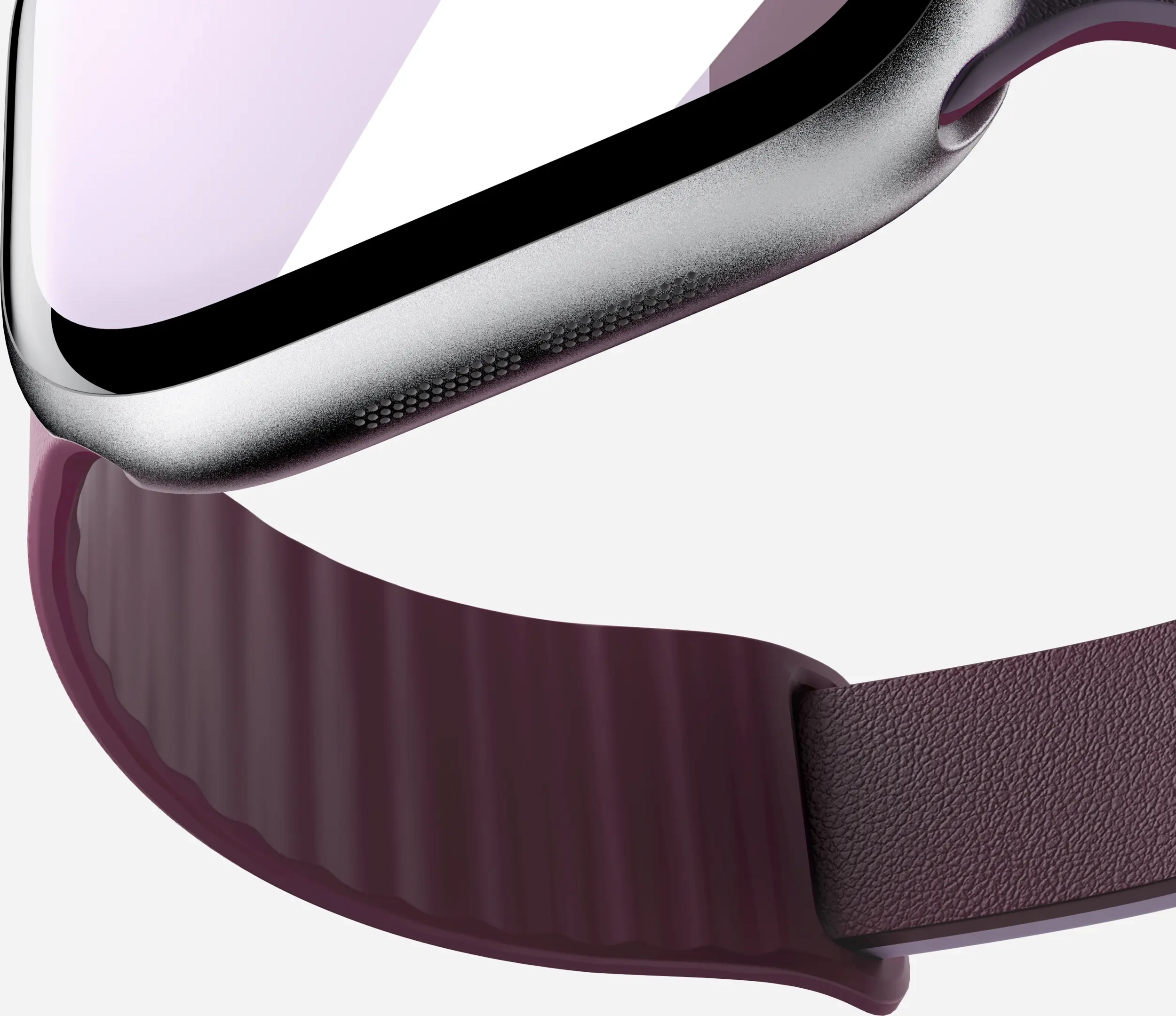 MOFT Snap Duo Watch Band Active Apple Watch Silicone 42MM Blackberry Peony afbeelding 14