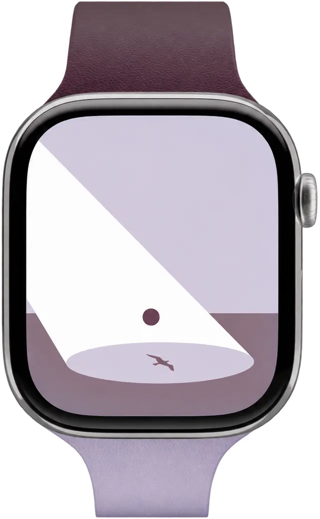 MOFT Snap Duo Watch Band Active Apple Watch Silicone 42MM Blackberry Peony afbeelding 3