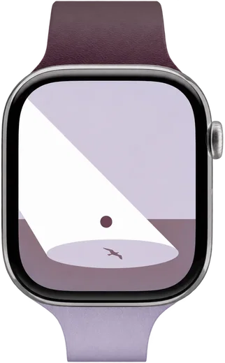 MOFT Snap Duo Watch Band Active Apple Watch Silicone 42MM Blackberry Peony afbeelding 3