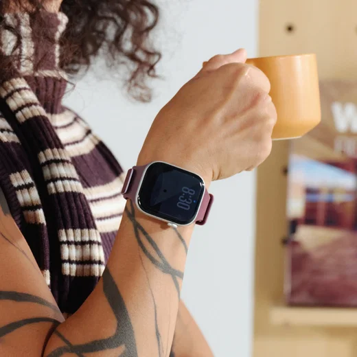 MOFT Snap Duo Watch Band Active Apple Watch Silicone 42MM Blackberry Peony afbeelding 10