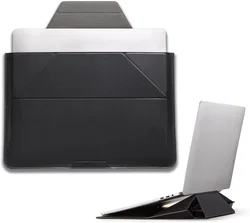 MOFT Laptop Sleeve 16 Inch met Opvouwbare Standaard Zwart afbeelding