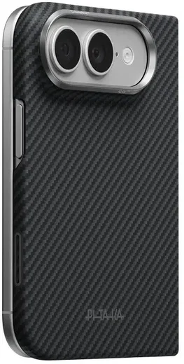 PITAKA Edge Apple iPhone Duo Hoesje 600D Magnetic Ultra Dun Zwart afbeelding 2