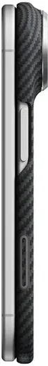 PITAKA Edge Apple iPhone Duo Hoesje 600D Magnetic Ultra Dun Zwart afbeelding 8
