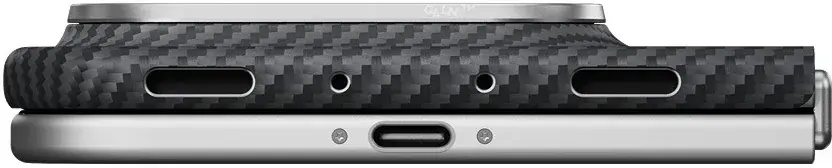PITAKA Edge Apple iPhone Duo Hoesje 600D Magnetic Ultra Dun Zwart afbeelding 4