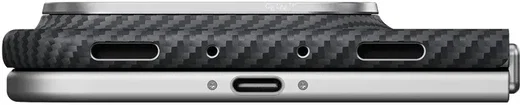 PITAKA Edge Apple iPhone Duo Hoesje 600D Magnetic Ultra Dun Zwart afbeelding 4