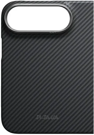 PITAKA Edge Apple iPhone Duo Hoesje 600D Magnetic Ultra Dun Zwart afbeelding 6