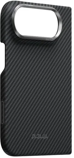 PITAKA Edge Apple iPhone Duo Hoesje 600D Magnetic Ultra Dun Zwart afbeelding 5