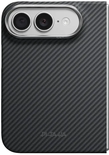 PITAKA Edge Apple iPhone Duo Hoesje 600D Magnetic Ultra Dun Zwart afbeelding 1