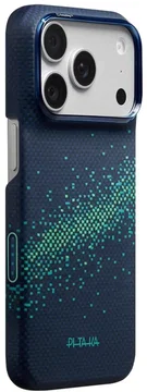 PITAKA Edge iPhone 18 Pro / 17 Pro Hoesje 600D Magnetic Milky Way