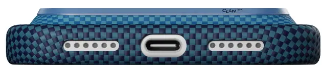 PITAKA Edge iPhone 18 Pro / 17 Pro Hoesje 600D Magnetic Ultra Dun Blauw afbeelding 5
