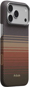 PITAKA Edge iPhone 18 Pro / 17 Pro Hoesje 600D Magnetic Sunset