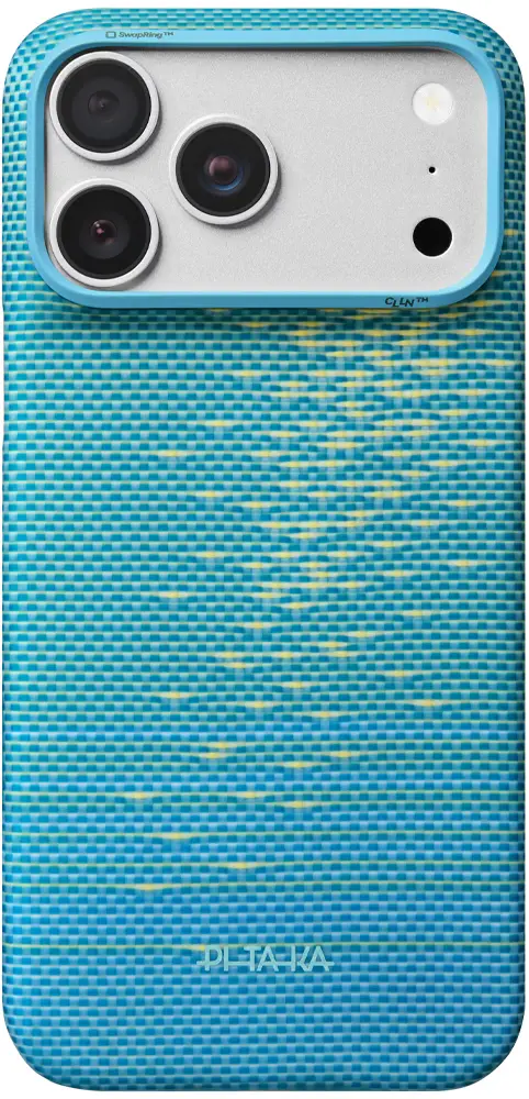 PITAKA Edge iPhone 18 Pro Max / 17 Pro Max Hoesje Magnetic Ultra Dun Blauw afbeelding 2