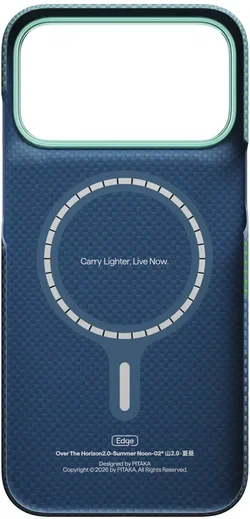 PITAKA Edge iPhone 18 Pro Max / 17 Pro Max Hoesje Magnetic Summer Noon afbeelding 3