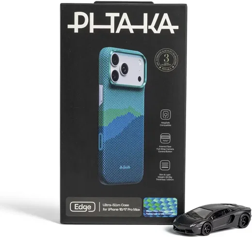 PITAKA Edge iPhone 18 Pro Max / 17 Pro Max Hoesje Magnetic Summer Noon afbeelding 7