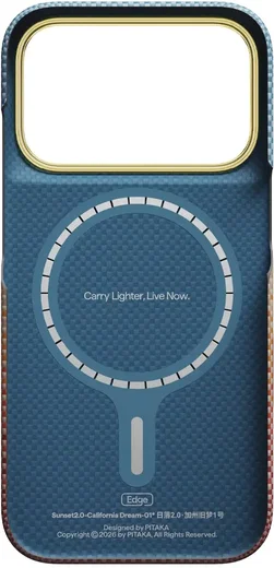 PITAKA Edge iPhone 18 Pro Max / 17 Pro Max Hoesje Magnetic California Dream afbeelding 3