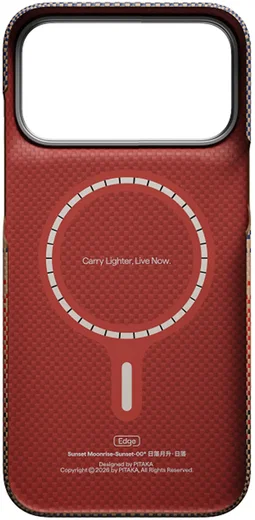 PITAKA Edge iPhone 18 Pro Max / 17 Pro Max Hoesje Magnetic Sunset afbeelding 3