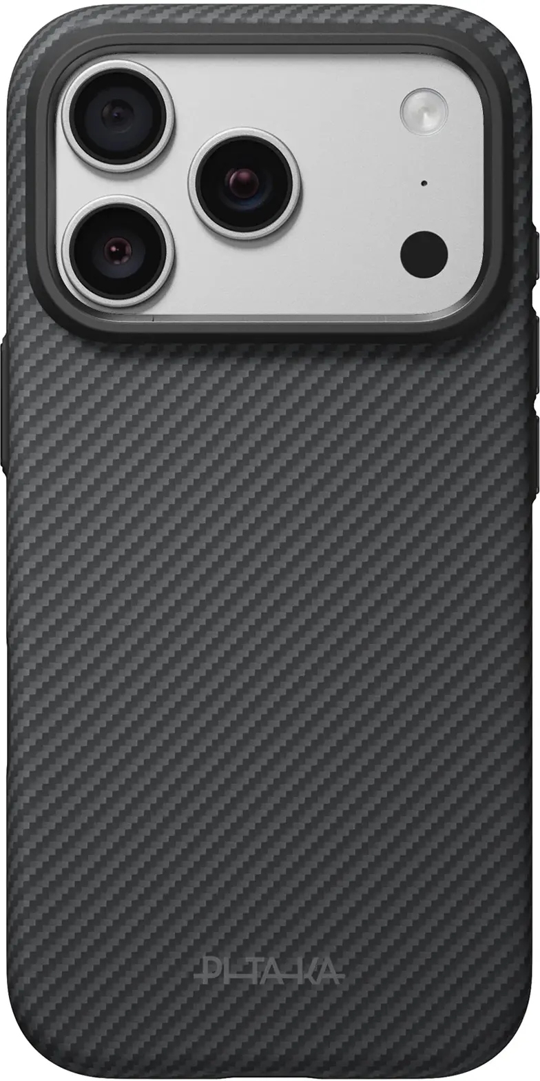 PITAKA Summa Apple iPhone 18 Pro Hoesje 600D MagSafe Zwart afbeelding 2