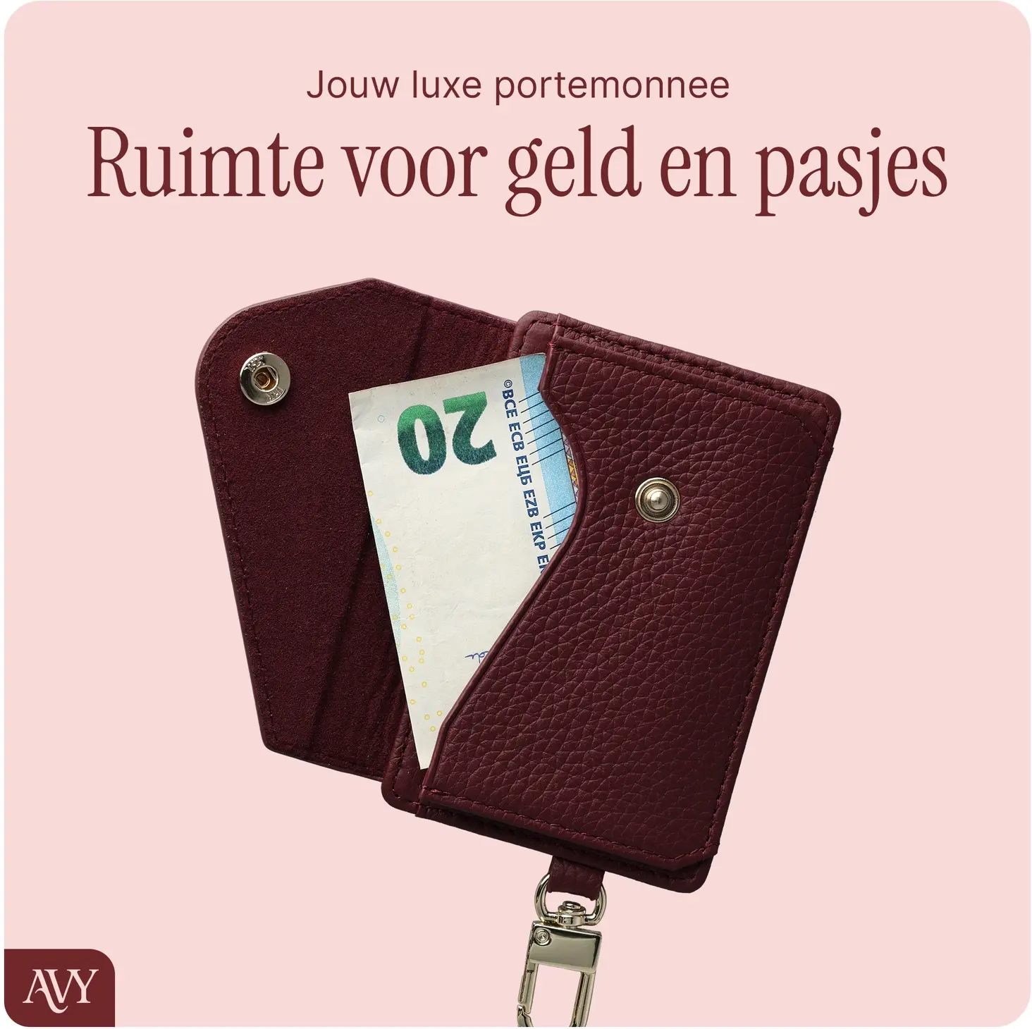 AVY Apple iPhone 18 Pro - Classic Kit - Leather Burgundy afbeelding 10