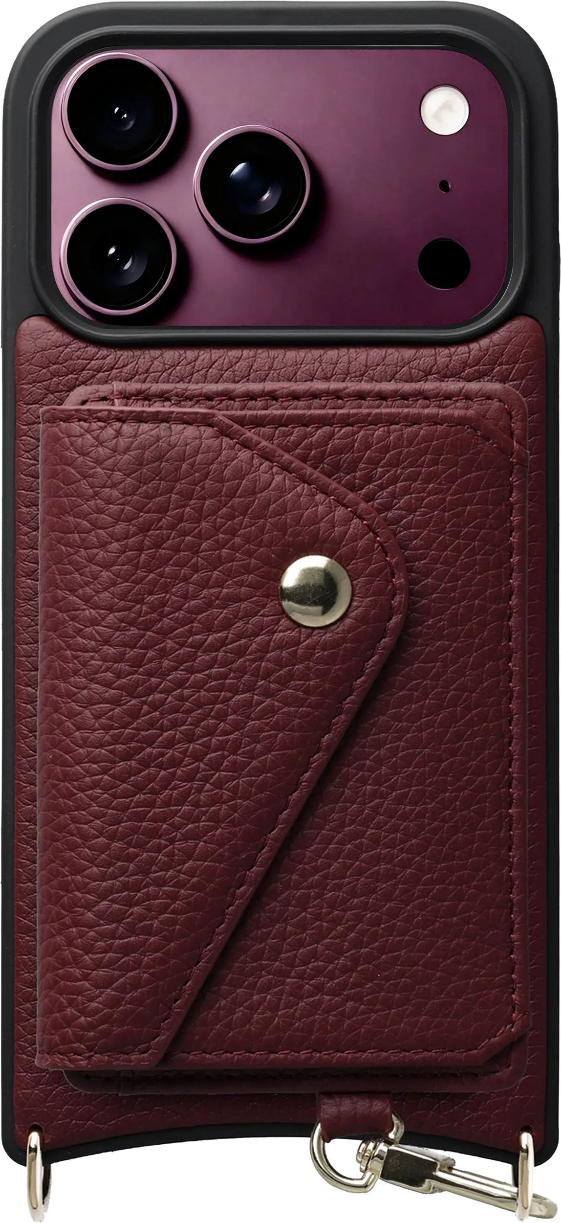 AVY Apple iPhone 18 Pro - Classic Kit - Leather Burgundy afbeelding 1