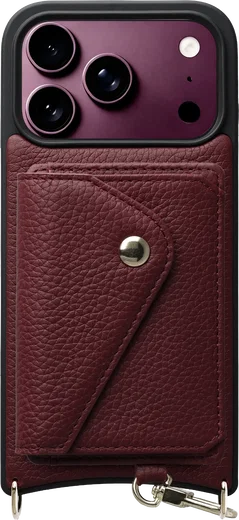 AVY Apple iPhone 18 Pro - Classic Kit - Leather Burgundy afbeelding 1