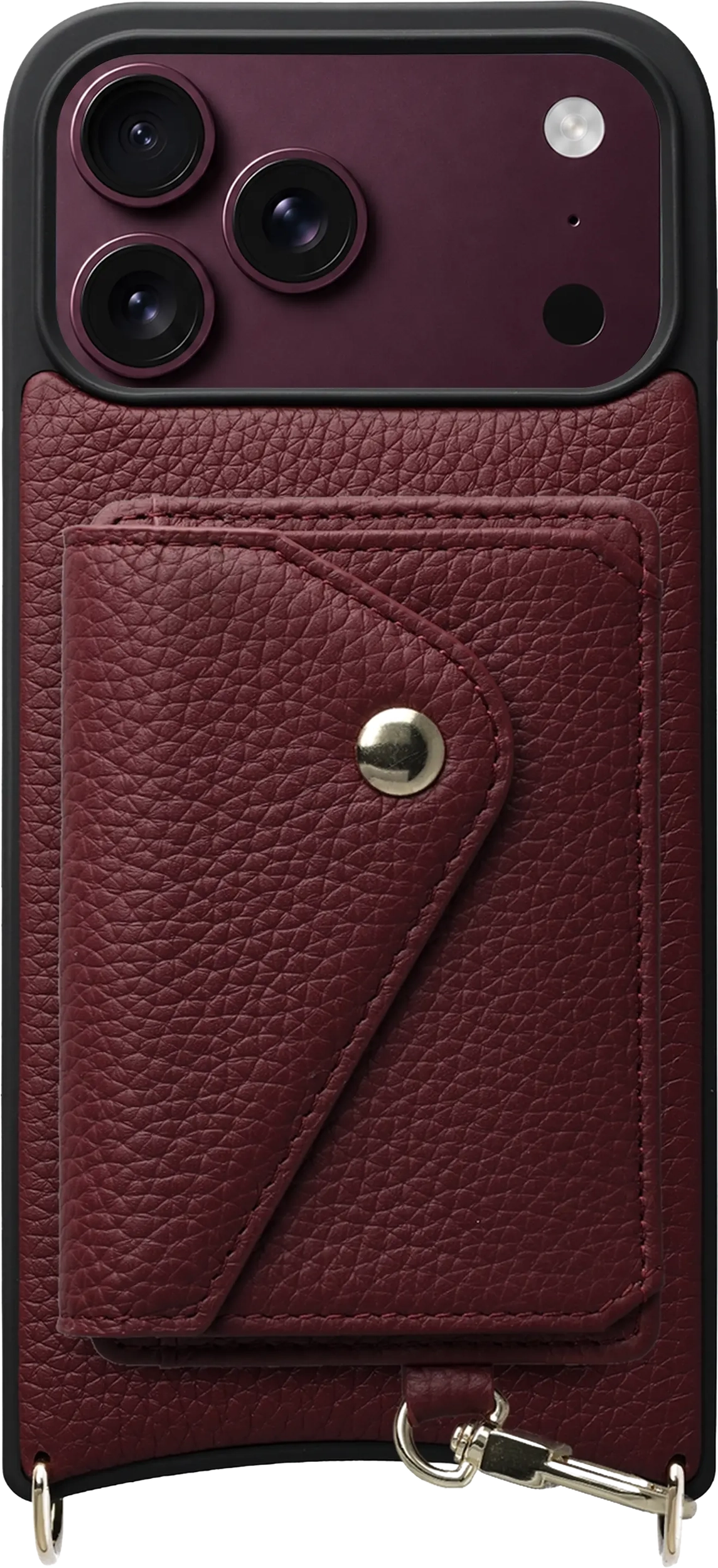 AVY Apple iPhone 18 Pro Max - Classic Kit - Leather Burgundy afbeelding 1
