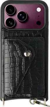 AVY Apple iPhone 18 Pro - Classic Kit - Leather Croco Zwart