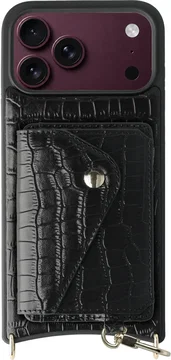 AVY Apple iPhone 18 Pro Max - Classic Kit - Leather Croco Zwart