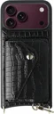 AVY Apple iPhone 18 Pro Max - Classic Kit - Leather Croco Zwart