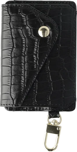 AVY Apple iPhone 18 Pro Max - Classic Kit - Leather Croco Zwart afbeelding 14