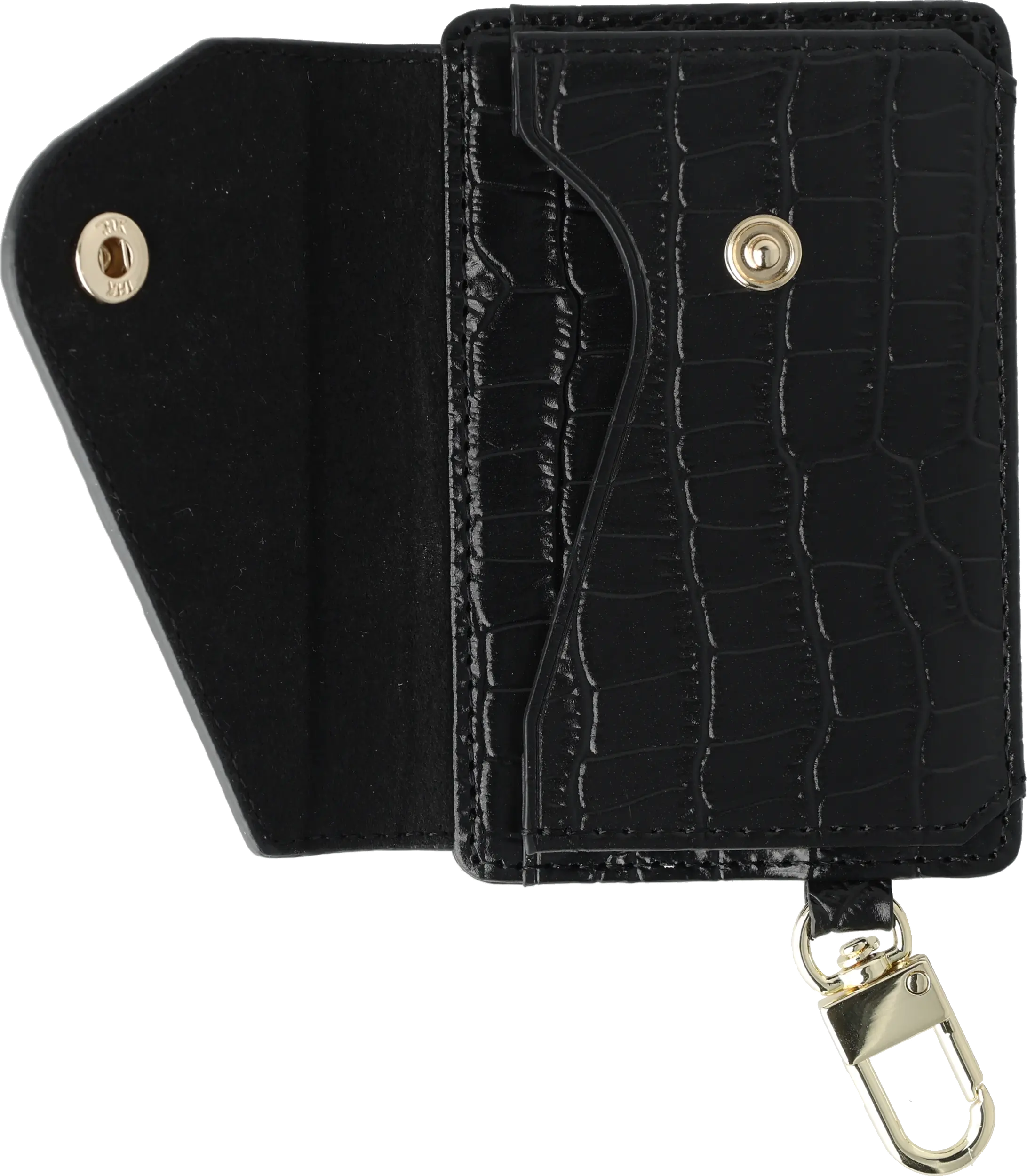 AVY Apple iPhone 18 Pro Max - Classic Kit - Leather Croco Zwart afbeelding 15