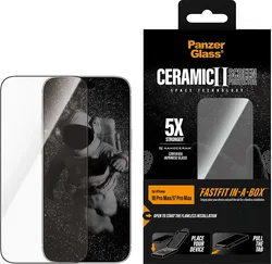 PanzerGlass Ceramic iPhone 18 Pro Max/17 Pro Max Screen Protector Installatiebox afbeelding