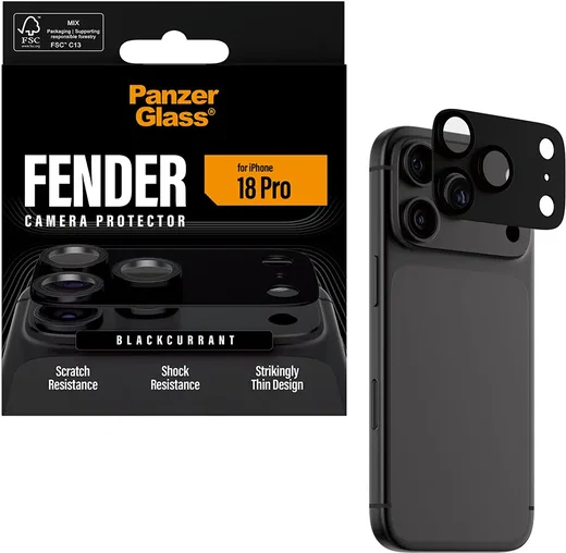 PanzerGlass Fender iPhone 18 Pro Camera Lens Protector Tempered Glass Zwart afbeelding 5