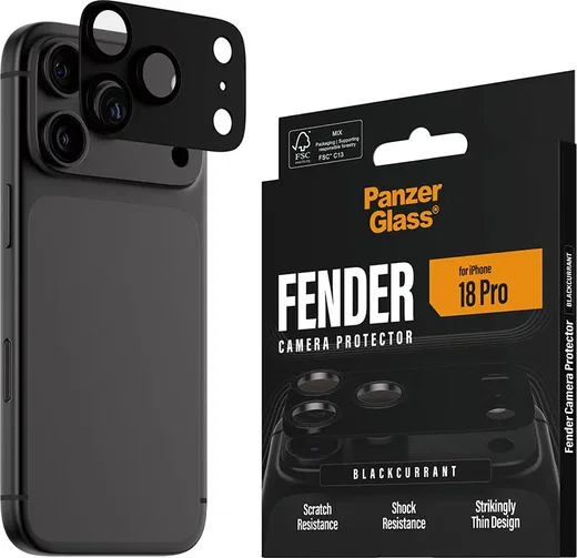 PanzerGlass Fender iPhone 18 Pro Camera Lens Protector Tempered Glass Zwart afbeelding 6