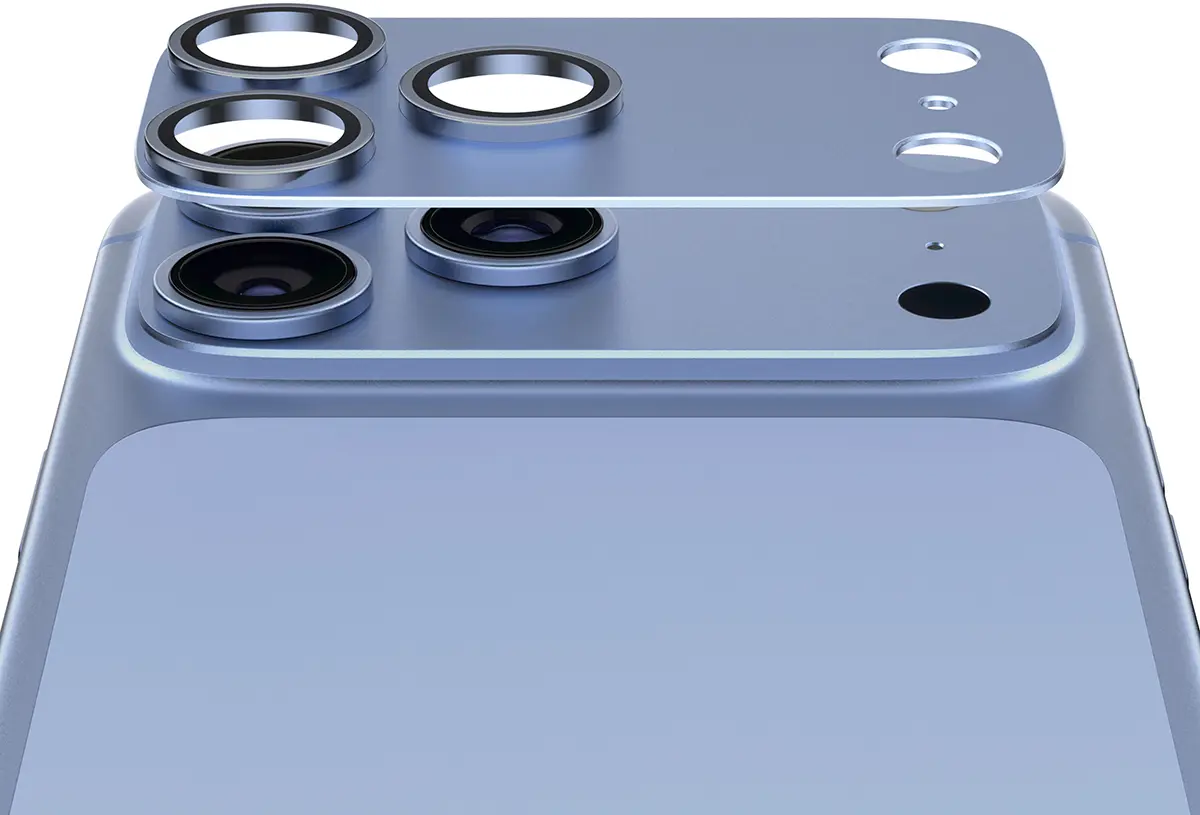 PanzerGlass Fender iPhone 18 Pro Camera Lens Protector Tempered Glass Blauw afbeelding 4