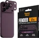 PanzerGlass Fender iPhone 18 Pro Camera Lens Protector Tempered Glass Burgundy afbeelding 6