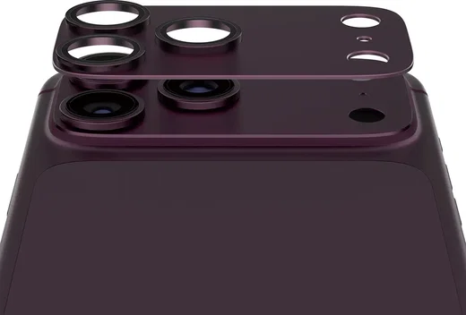 PanzerGlass Fender iPhone 18 Pro Max Camera Protector Tempered Glass Burgundy afbeelding 4