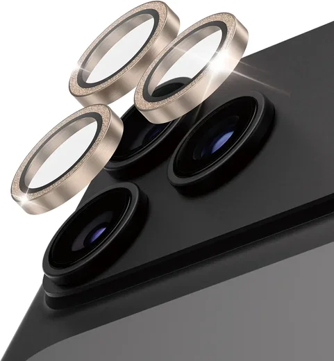 PanzerGlass Hoops Rings iPhone 18 Pro / 18 Pro Max Camera Lens Protector Goud afbeelding 2