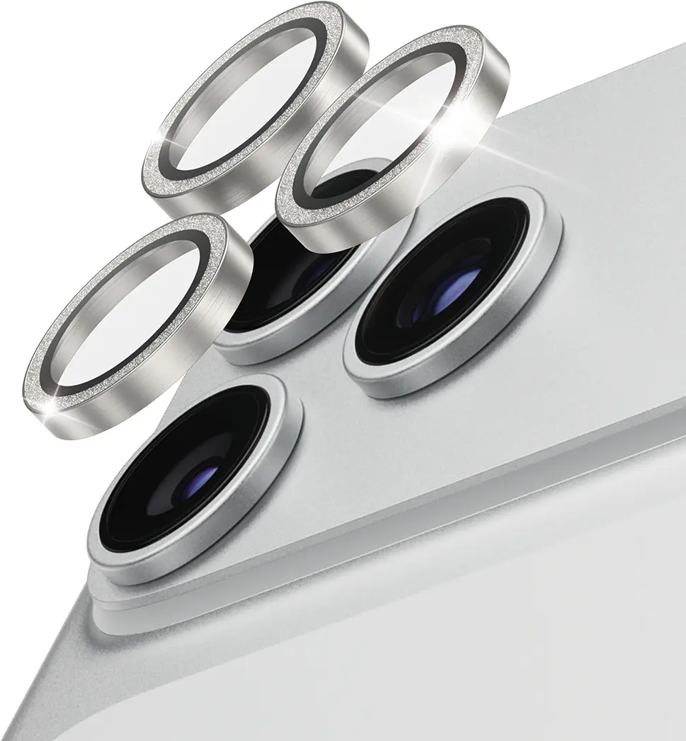 PanzerGlass Hoops Rings iPhone 18 Pro / 18 Pro Max Camera Lens Protector Zilver afbeelding 2