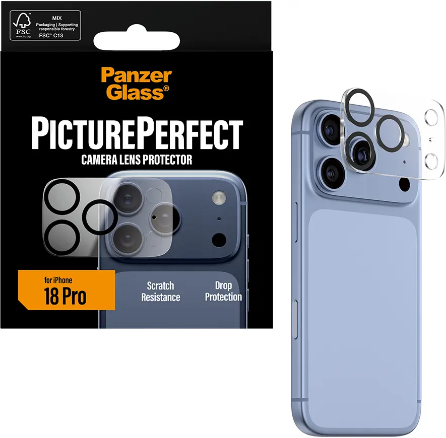 PanzerGlass PicturePerfect Apple iPhone 18 Pro Camera Protector Glas afbeelding 10