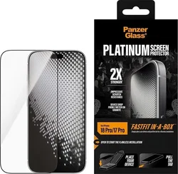 PanzerGlass Platinum Ultra-Wide Apple iPhone 18 Pro / 17 Pro Screen Protector afbeelding