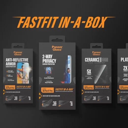 PanzerGlass FastFit Ultra-Wide iPhone 18 Pro / 17 Pro Screen Protector afbeelding 11