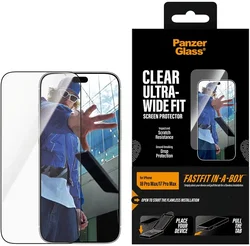 PanzerGlass FastFit Ultra-Wide iPhone 18 Pro Max / 17 Pro Max Screen Protector afbeelding