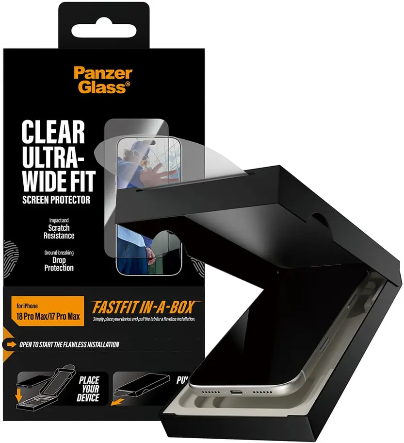 PanzerGlass FastFit Ultra-Wide iPhone 18 Pro Max / 17 Pro Max Screen Protector afbeelding 2