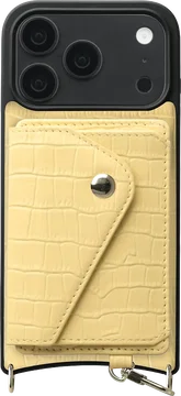 AVY Apple iPhone 18 Pro - Classic Kit - Leather Croco Geel