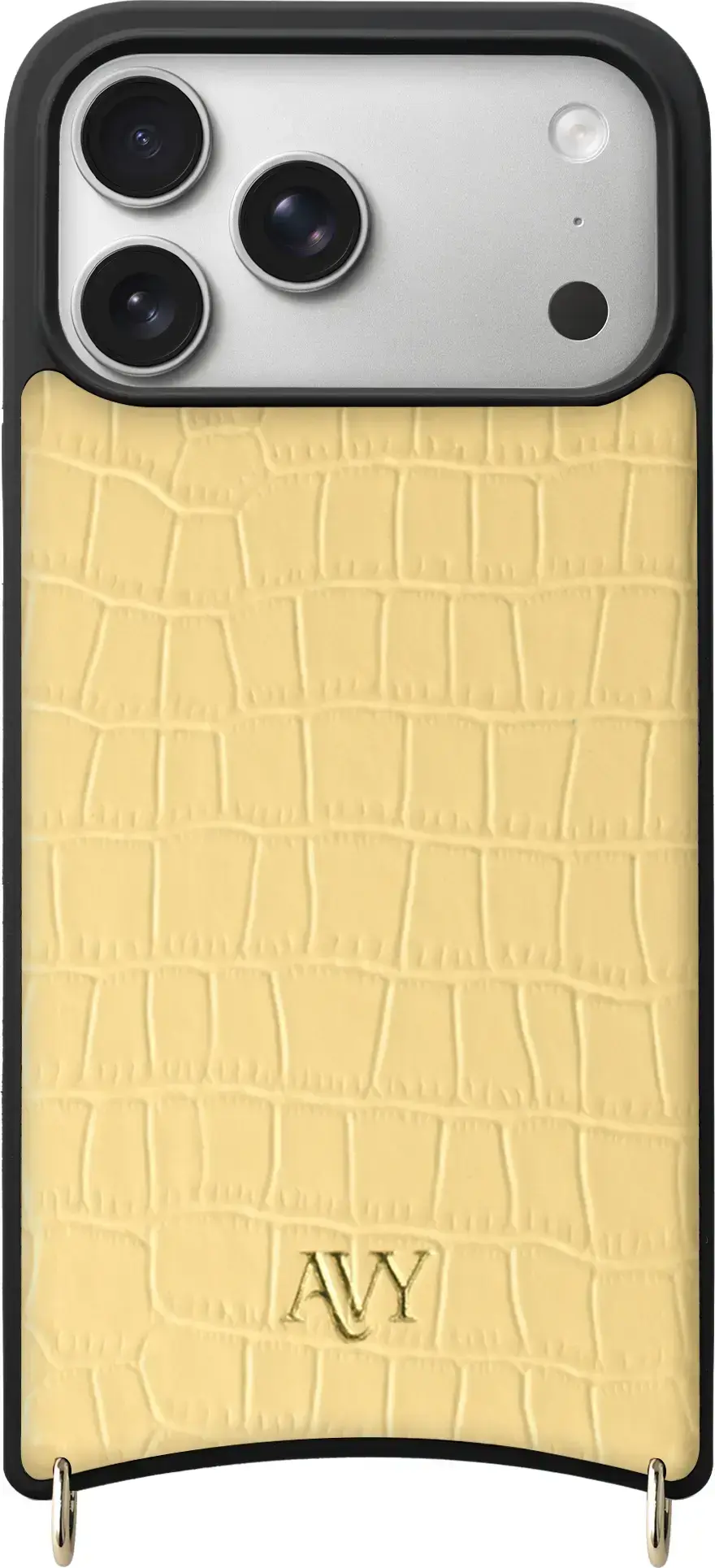 AVY Apple iPhone 18 Pro Max - Classic Kit - Leather Croco Geel afbeelding 16