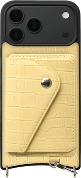AVY Apple iPhone 18 Pro Max - Classic Kit - Leather Croco Geel