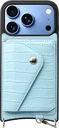 AVY Apple iPhone 18 Pro - Classic Kit - Leather Croco Blauw