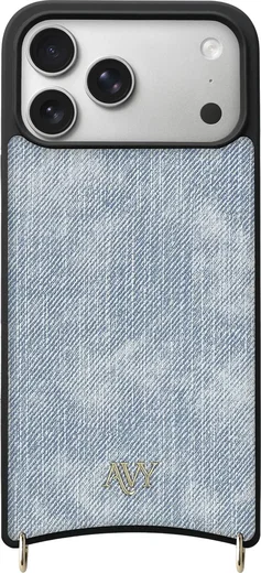 AVY Apple iPhone 18 Pro Max - Classic Kit - Leather Denim Blauw afbeelding 16